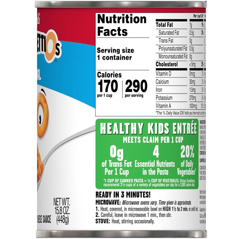 slide 9 of 11, SpaghettiOs Original Canned Pasta - 15.8oz, 15.8 oz