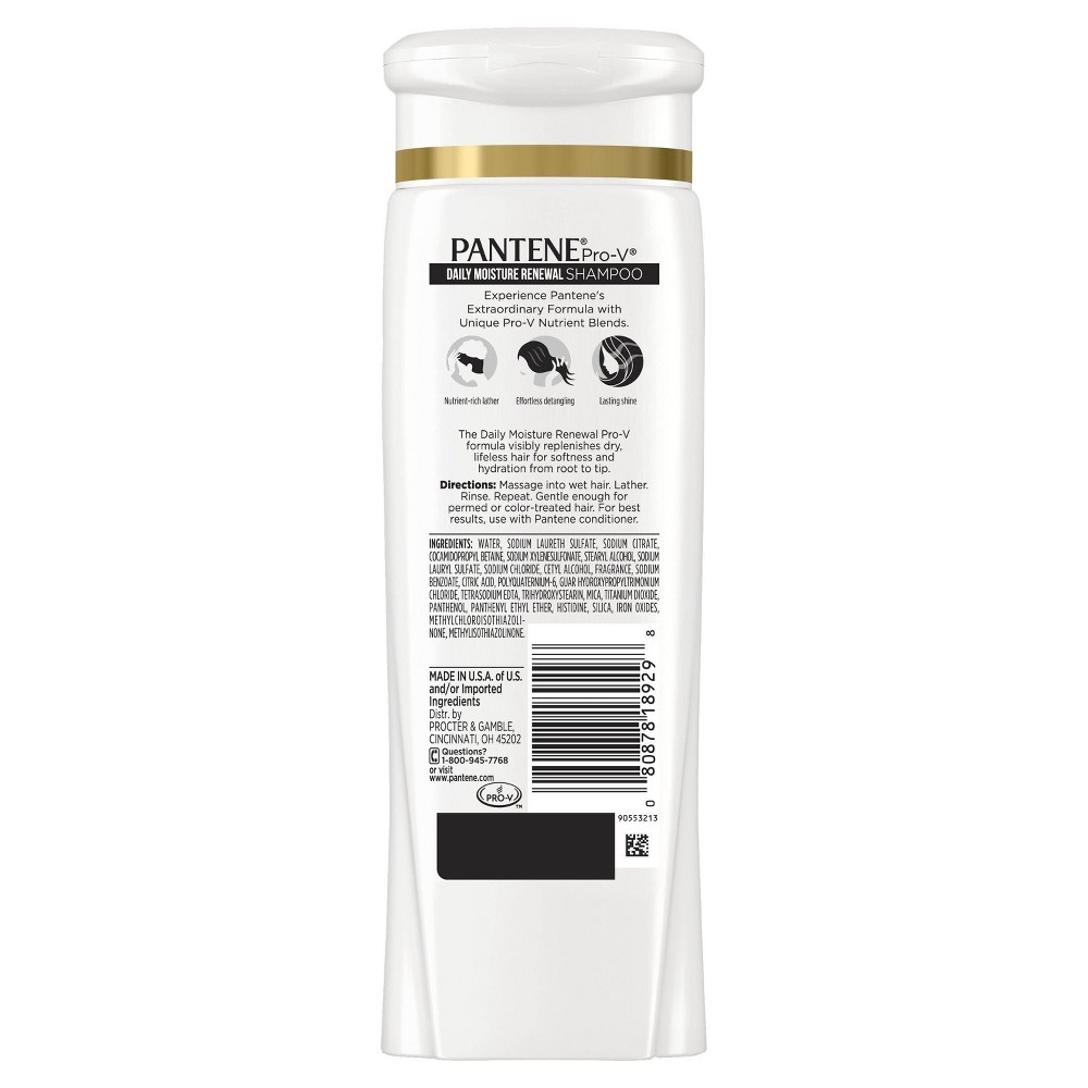 slide 4 of 5, Pantene Pro-V Daily Moisture Renewal Shampoo and Conditioner Bundle, 1 ct