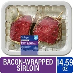 Kroger® Bacon Wrapped Petite Beef Sirloin Steak