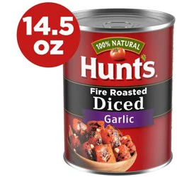 Hunt's 100% Natural Fire Roasted Diced Garlic Tomatoes - 14.5oz