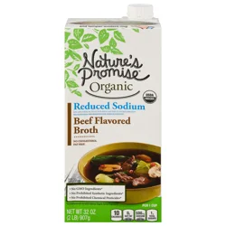 Nature's Promise Organic Reduced Sodium Beef Flavored Broth