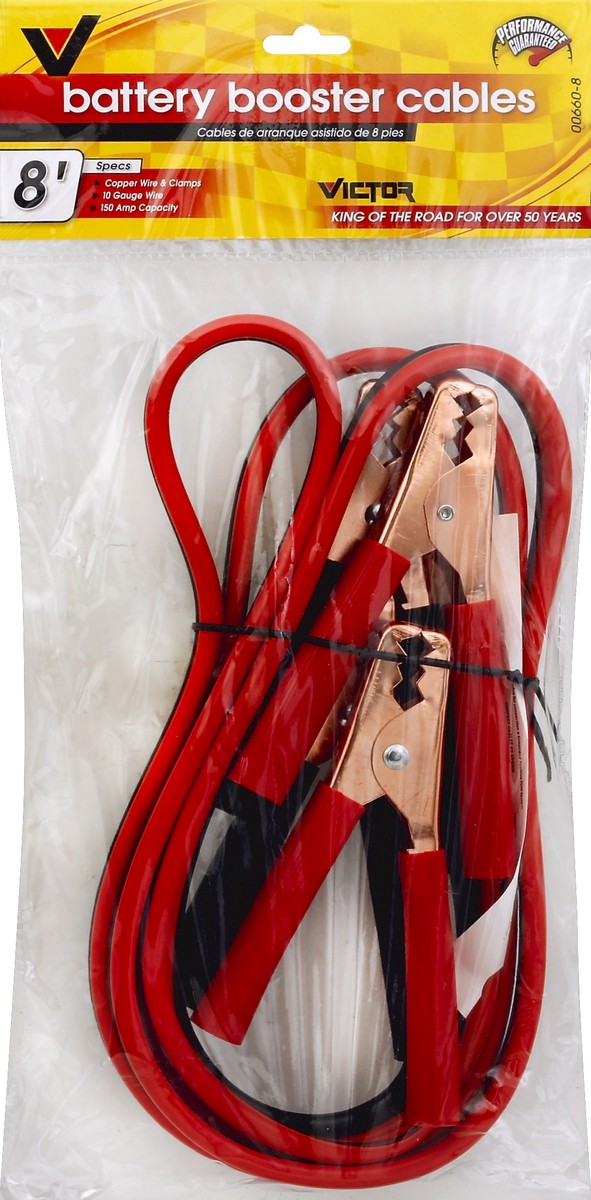 slide 2 of 2, Victor Battery Booster Cables 1 ea, 1 ct