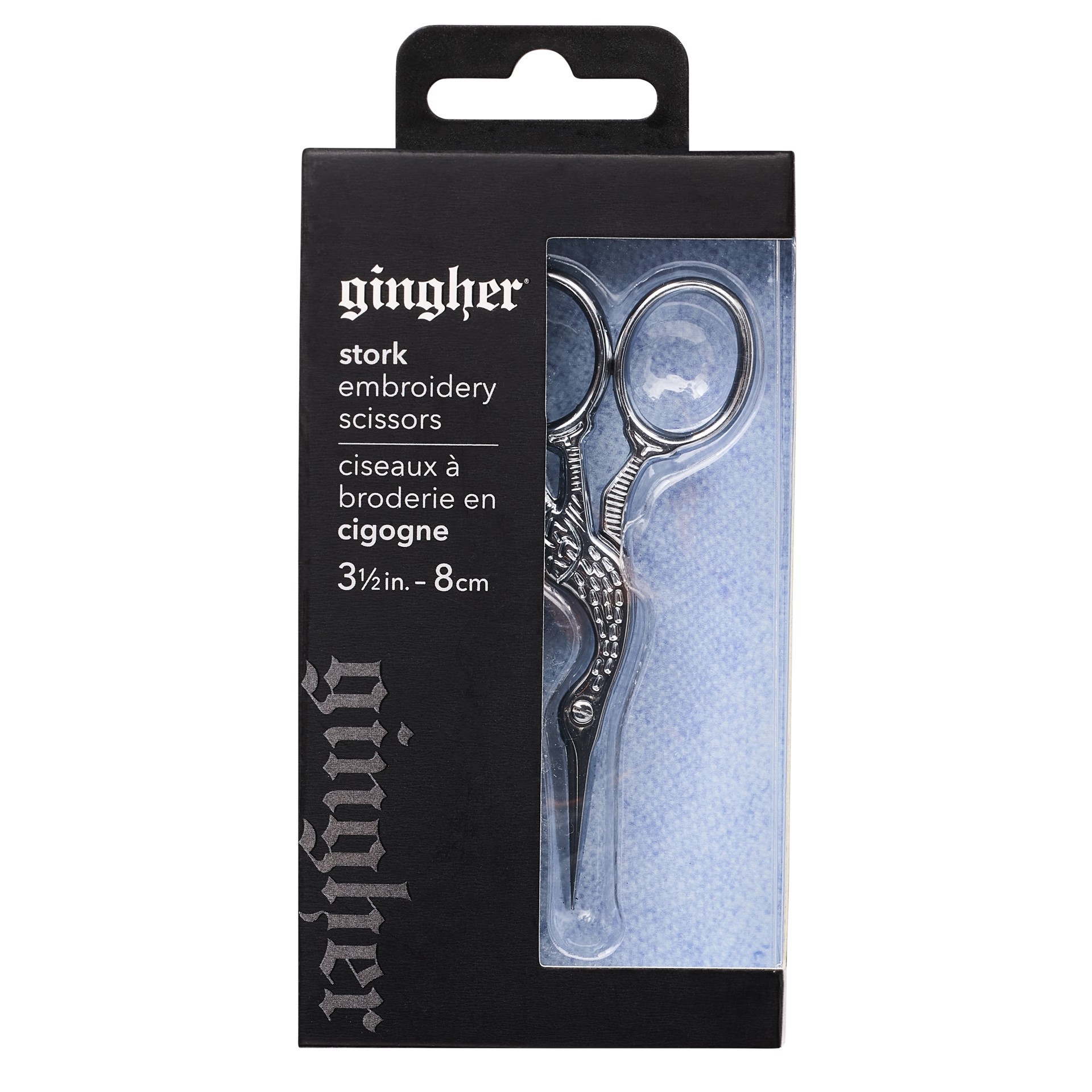 slide 2 of 4, Gingher Stork Embroidery Scissors, 3.5 in