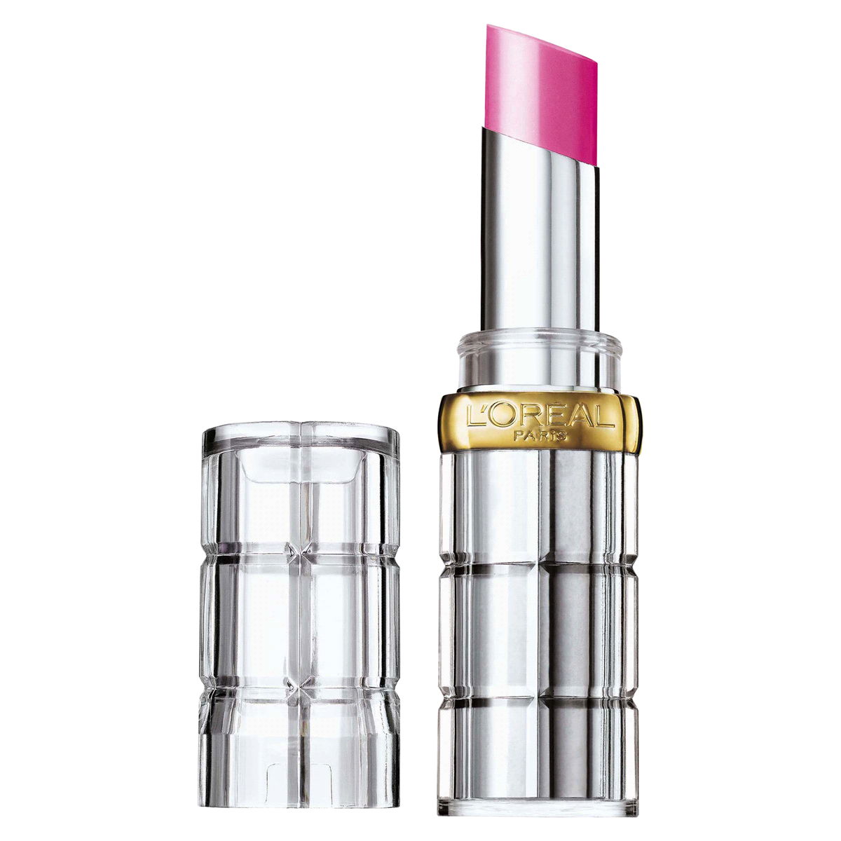 slide 1 of 1, L'Oréal colour riche shine pink lipstick, 1 ct