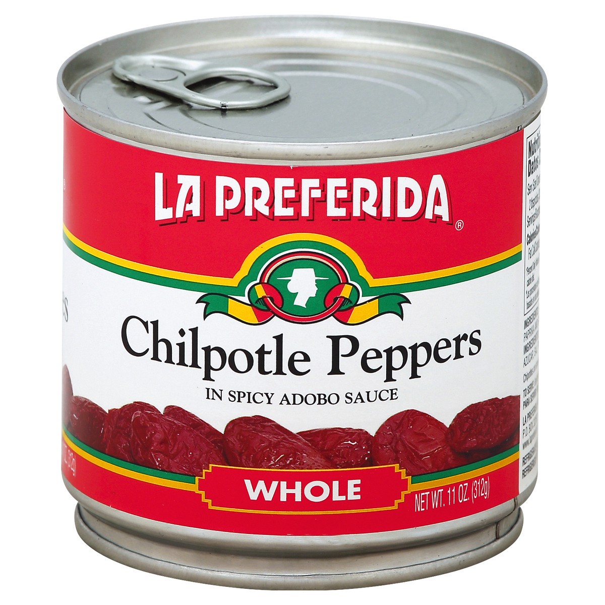 slide 3 of 3, La Preferida Chipotle Peppers Whole In Adobo Sauce, 11 oz