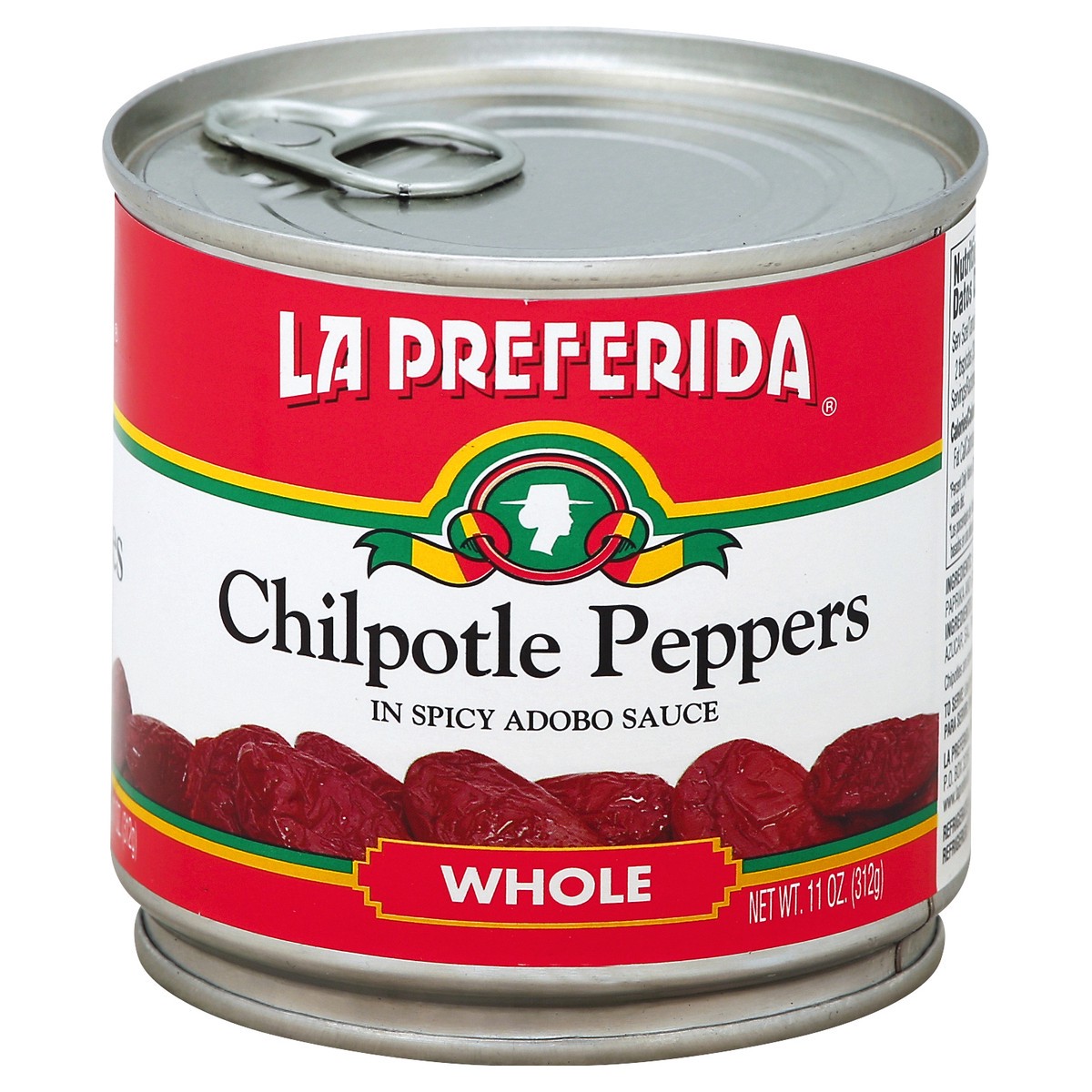 slide 2 of 3, La Preferida Chipotle Peppers Whole In Adobo Sauce, 11 oz