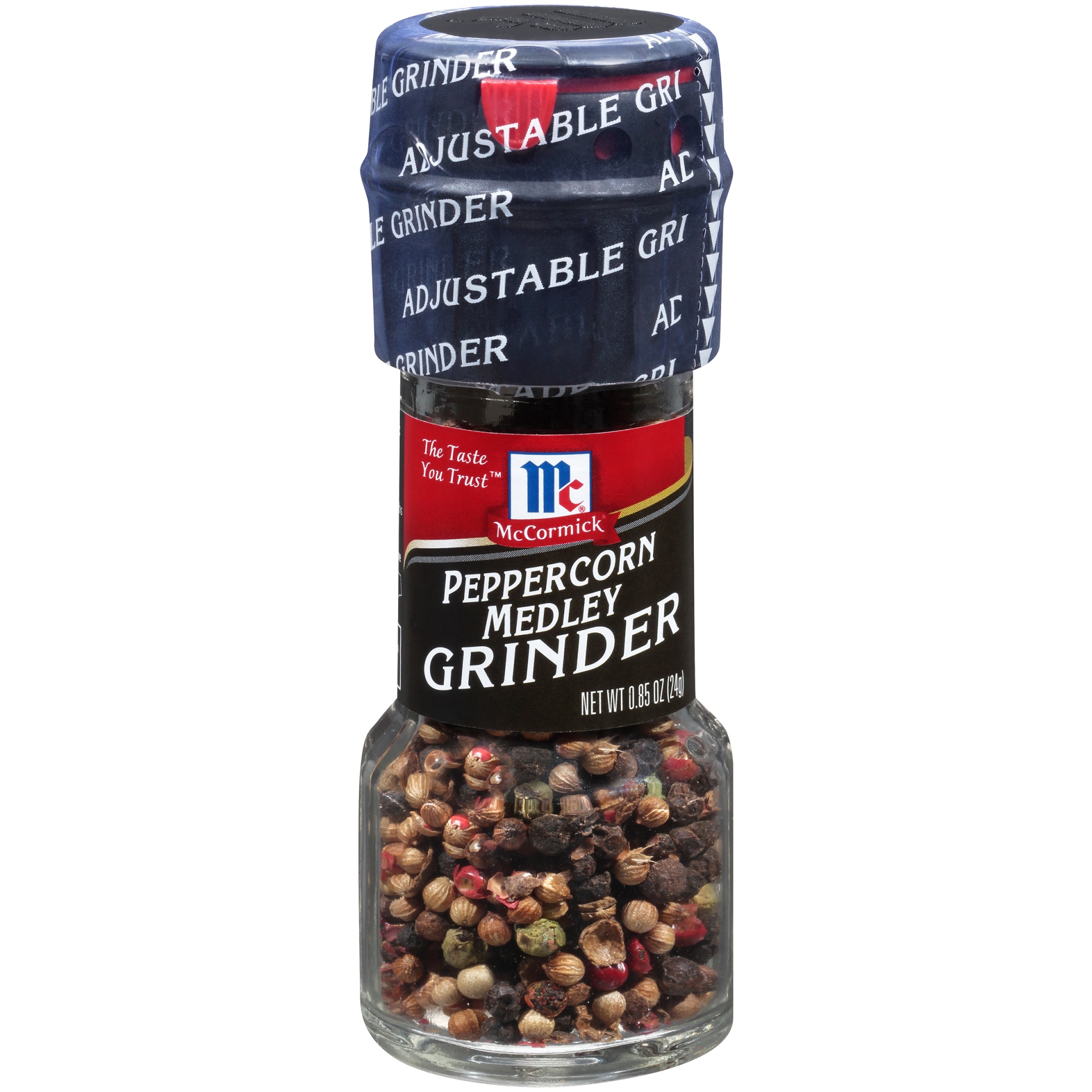 slide 1 of 5, McCormick Peppercorn Medley Grinder, 0.85 oz