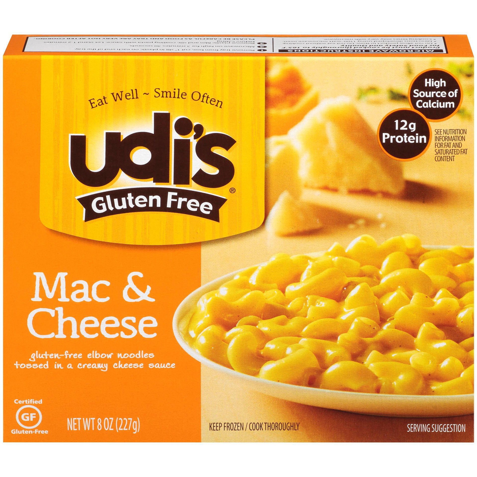 slide 1 of 4, Udi's Gluten Free Mac & Cheese, 8 oz