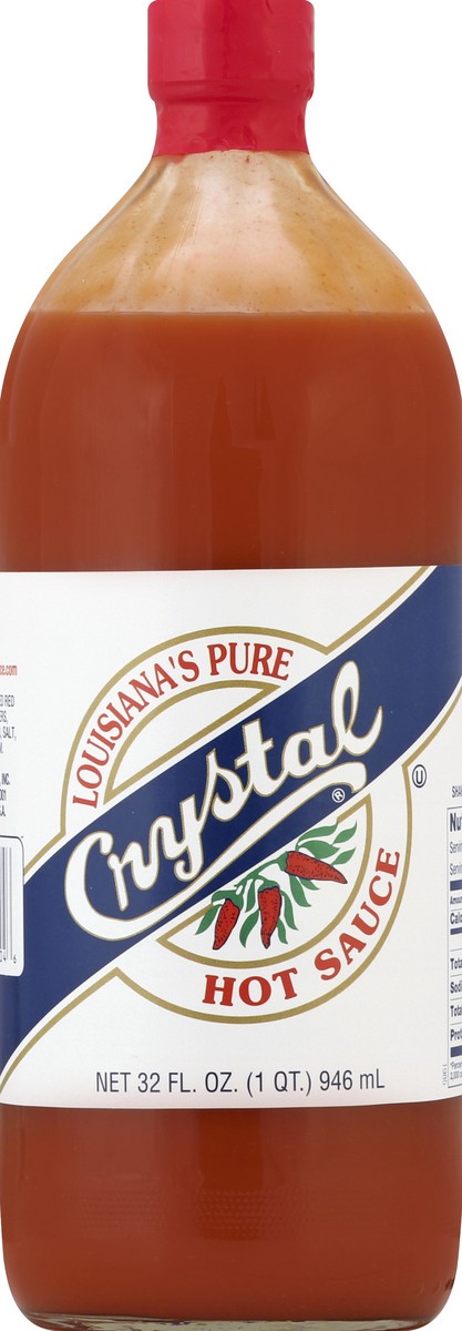 slide 2 of 2, Crystal Hot Sauce, 32 fl oz
