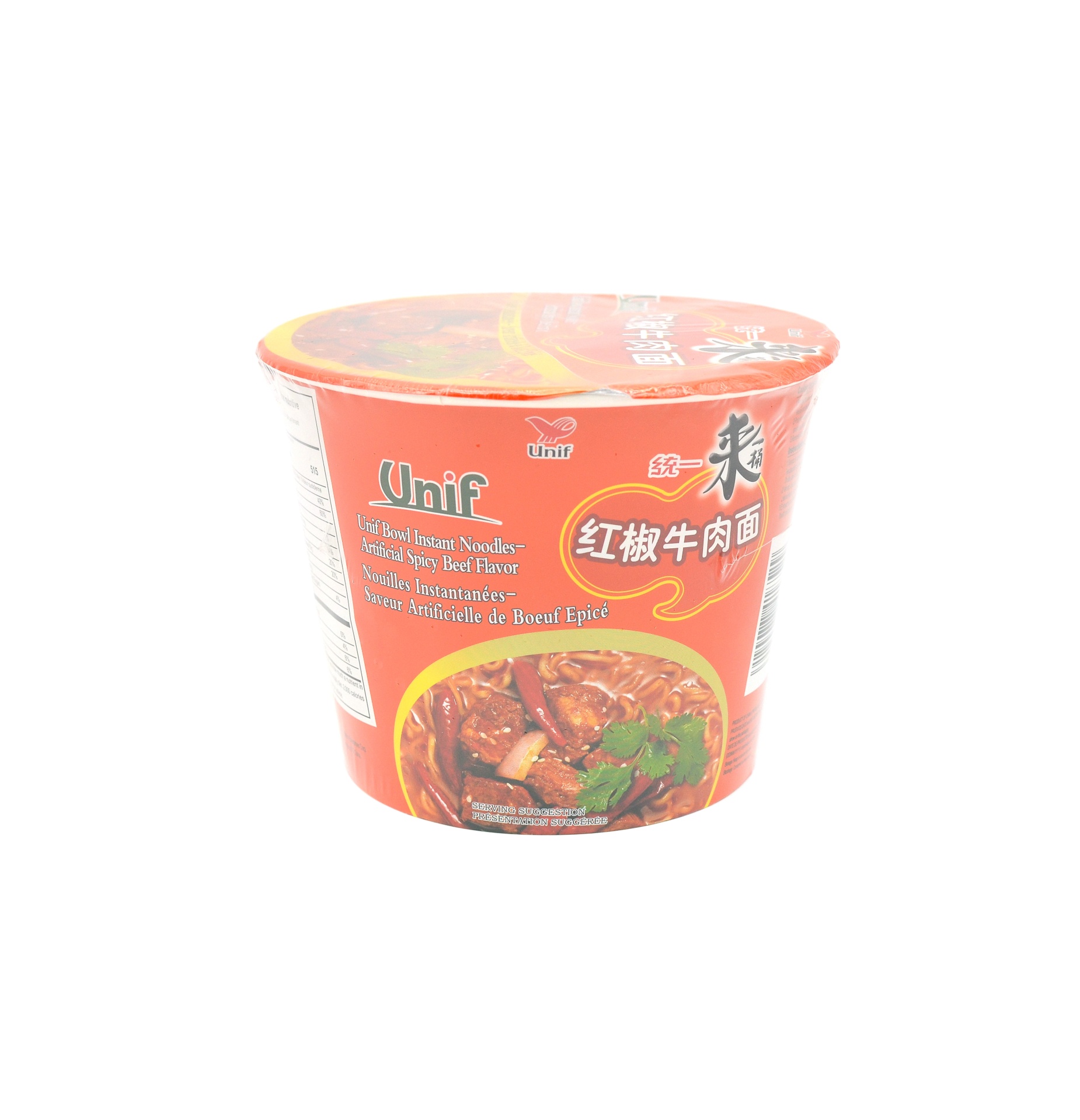 slide 1 of 1, Tung-I Unif Super Bowl Noodles Spicy Beef, 4.23 oz