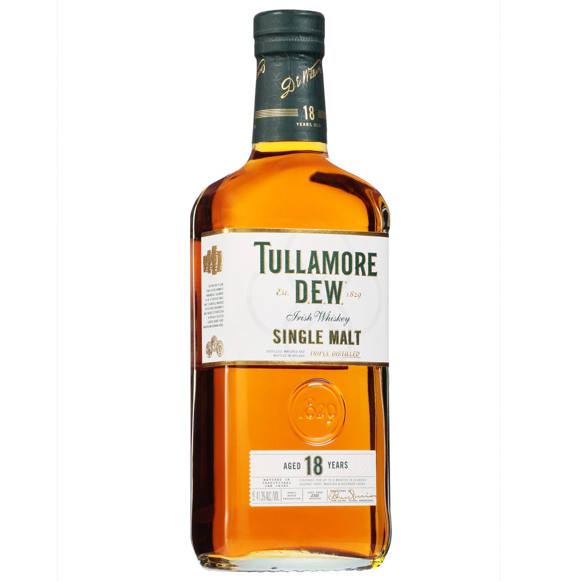Tullamore D.E.W. Irish Whiskey, Single Malt 750 ml Shipt