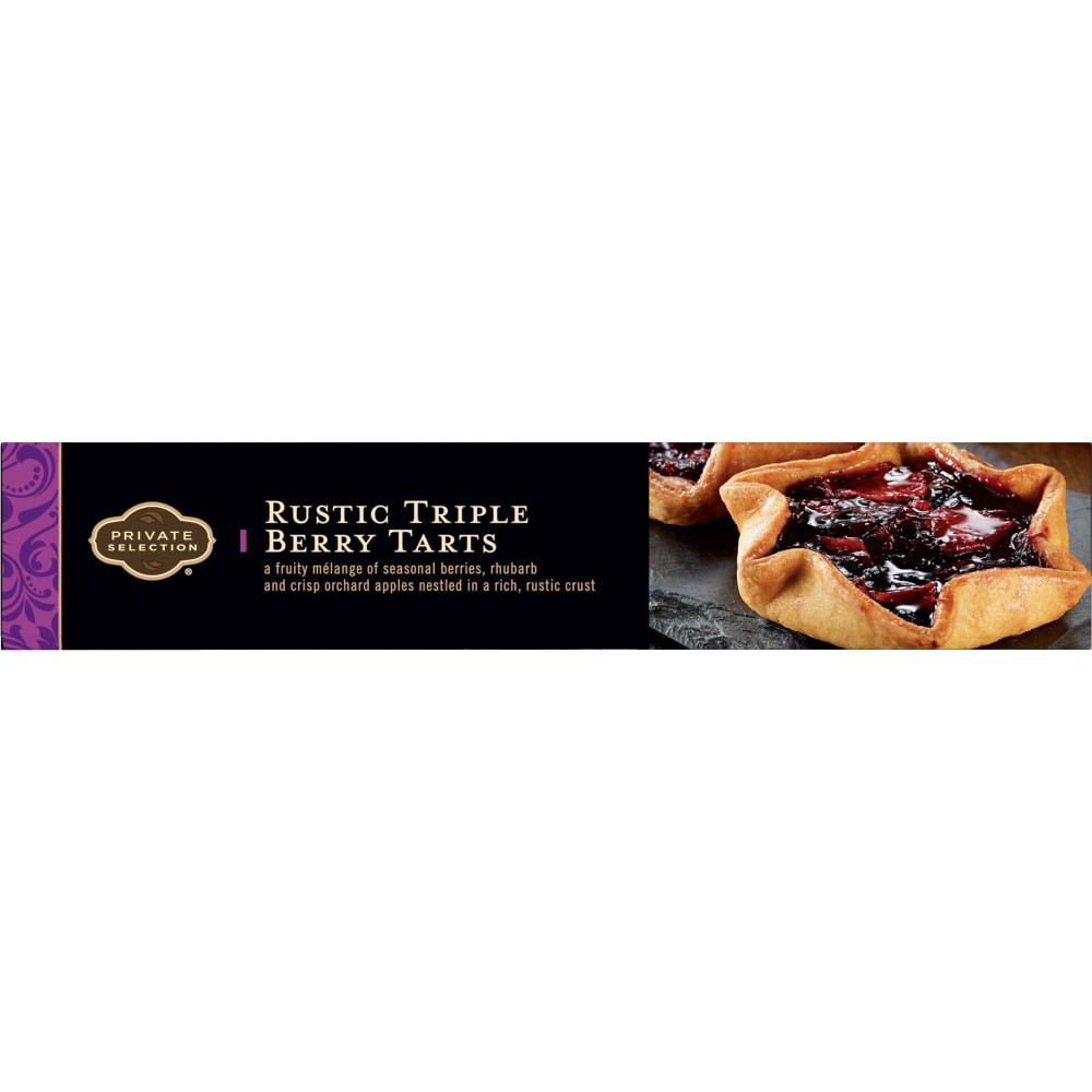slide 5 of 6, Private Selection Rustic Triple Berry Tarts, 2 ct; 4.59 oz