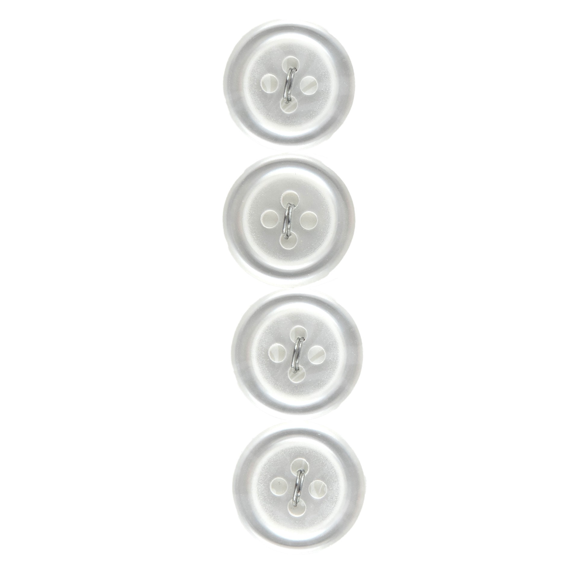 slide 2 of 3, Blumenthal Lansing Lamode 5/8" Translucent 4-Hole Buttons, 4ct., 4 ct