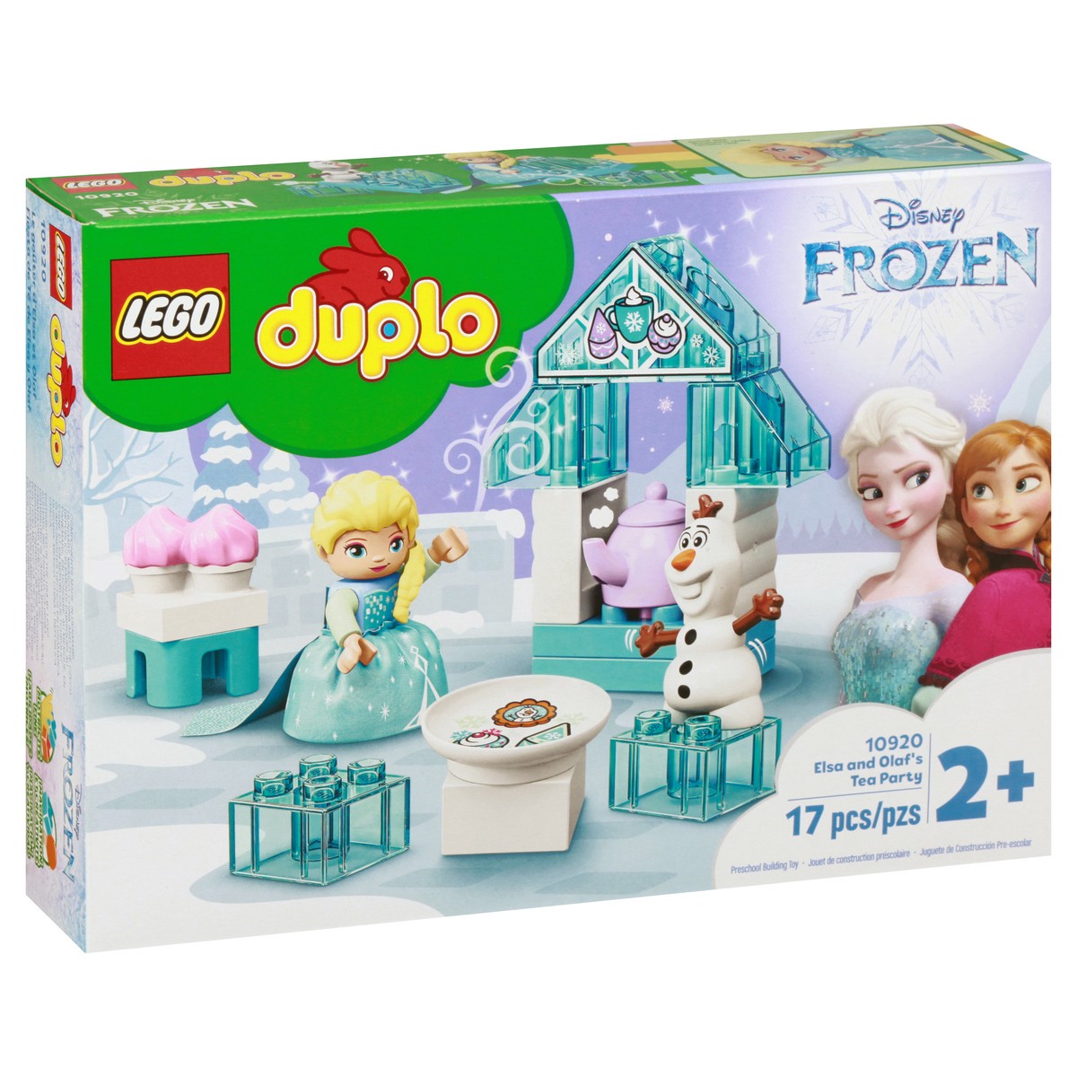 slide 2 of 9, LEGO Duplo 2+ DIsney Frozen Elsa and Olaf's Tea Party Preschool Building Toy 1 ea, 1 ct