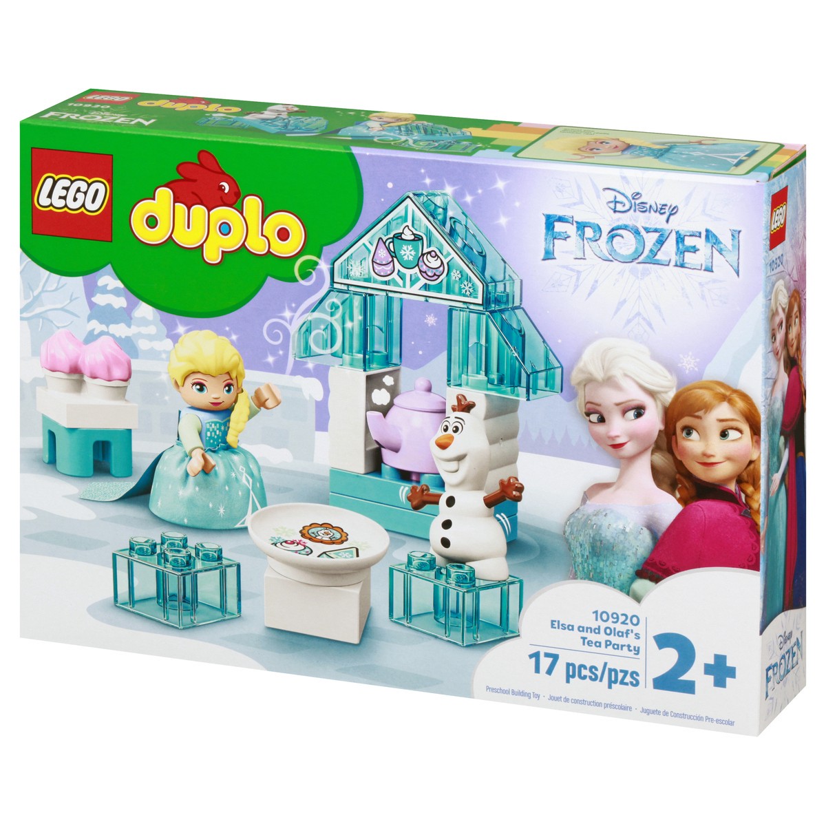 slide 3 of 9, LEGO Duplo 2+ DIsney Frozen Elsa and Olaf's Tea Party Preschool Building Toy 1 ea, 1 ct