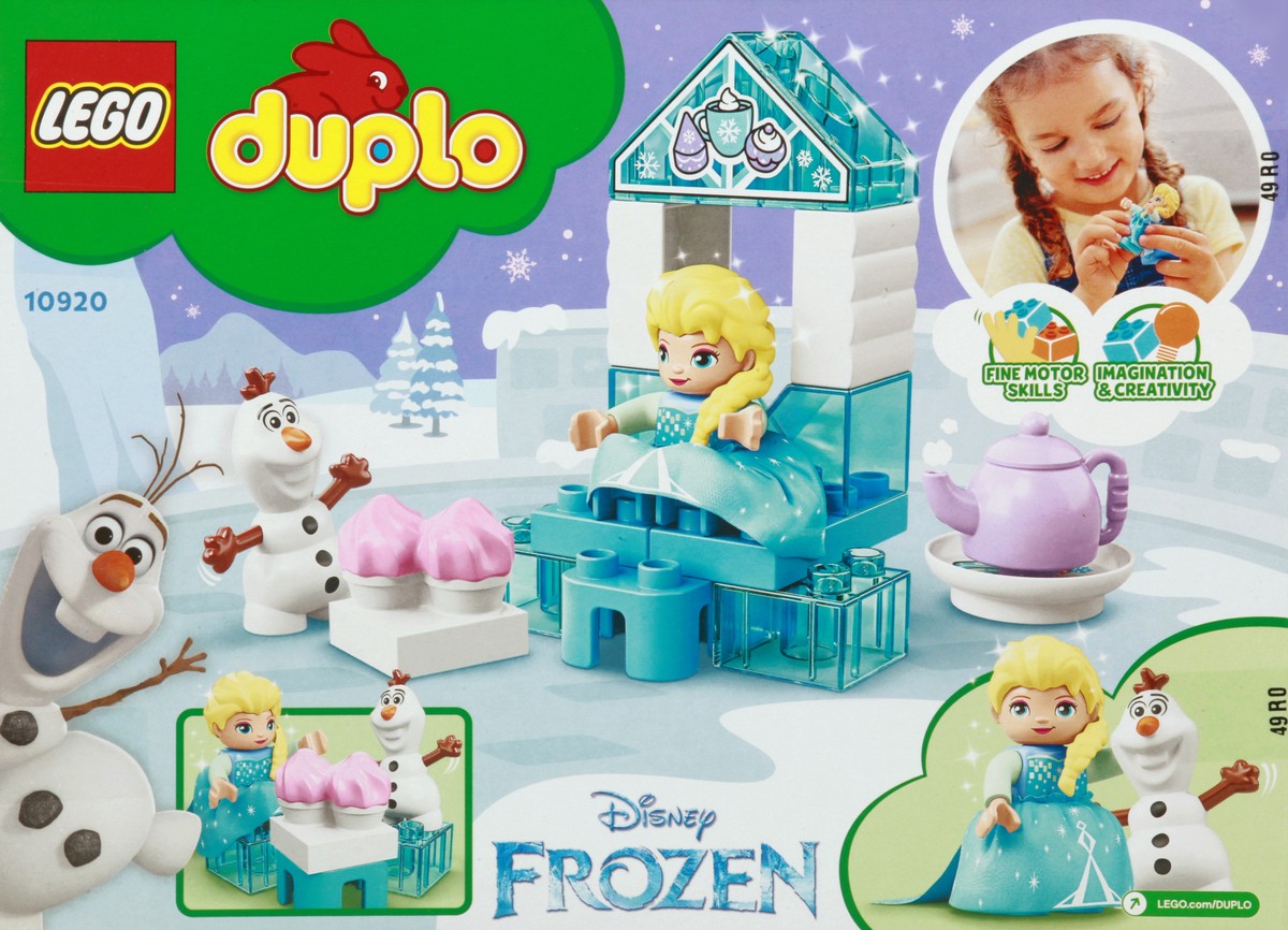 slide 5 of 9, LEGO Duplo 2+ DIsney Frozen Elsa and Olaf's Tea Party Preschool Building Toy 1 ea, 1 ct