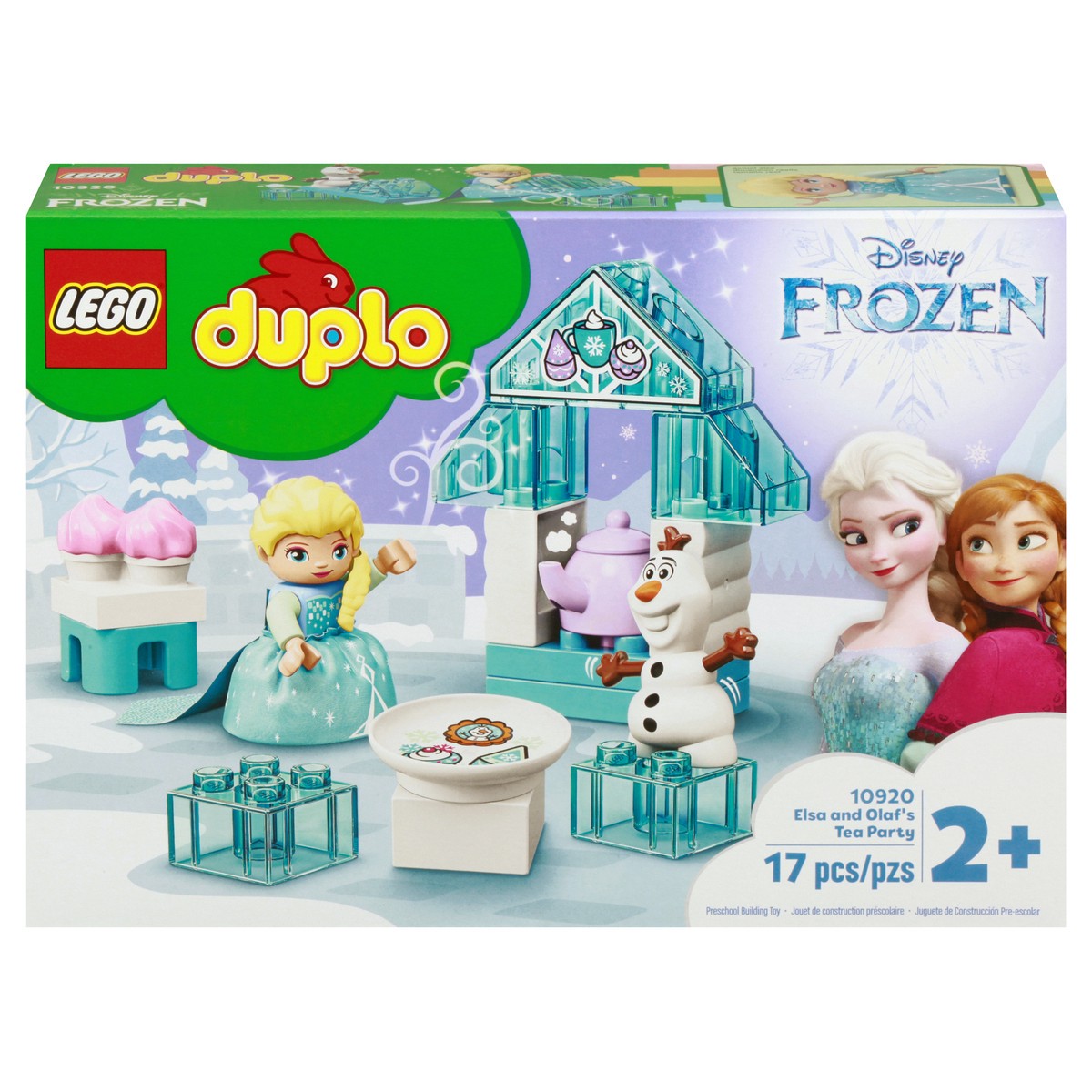 slide 1 of 9, LEGO Duplo 2+ DIsney Frozen Elsa and Olaf's Tea Party Preschool Building Toy 1 ea, 1 ct