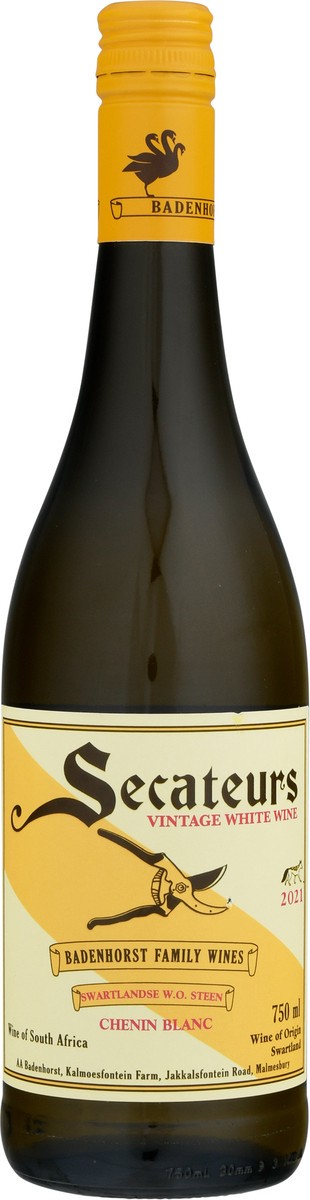 slide 2 of 12, Badenhorst Family Wines Secateurs Chenin Blanc Wine 750 ml, 750 ml