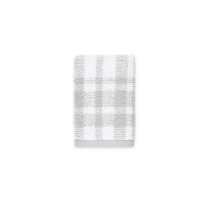 slide 1 of 1, Winter Wonderland Xmas Plaid Hand Towels - Nickel, 2 ct