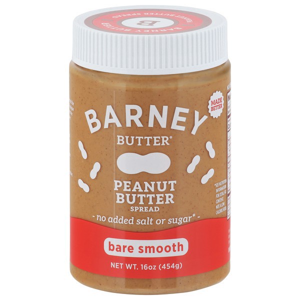 slide 1 of 1, Barney Butter - Almond Barney Butter, Peanut Butter Spread, Bare Smooth, 16 oz