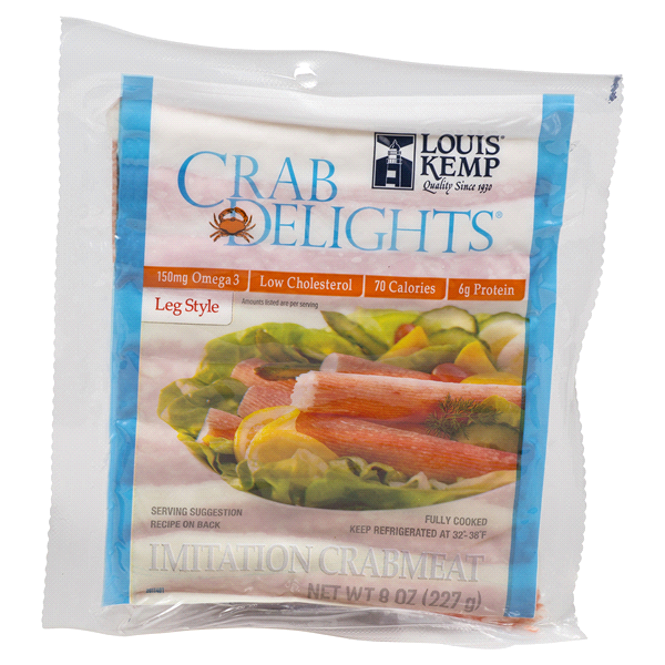 Louis Kemp Crab Delights Imitation Crabmeat 8 oz | Shipt