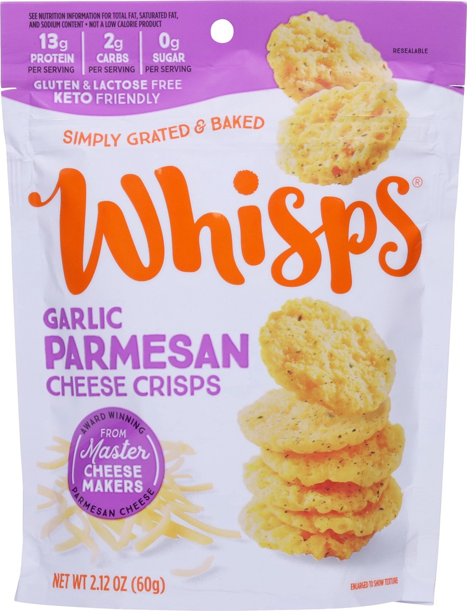 slide 6 of 9, Whisps Garlic Parmesan Cheese Crisps 2.12 oz, 2.12 oz