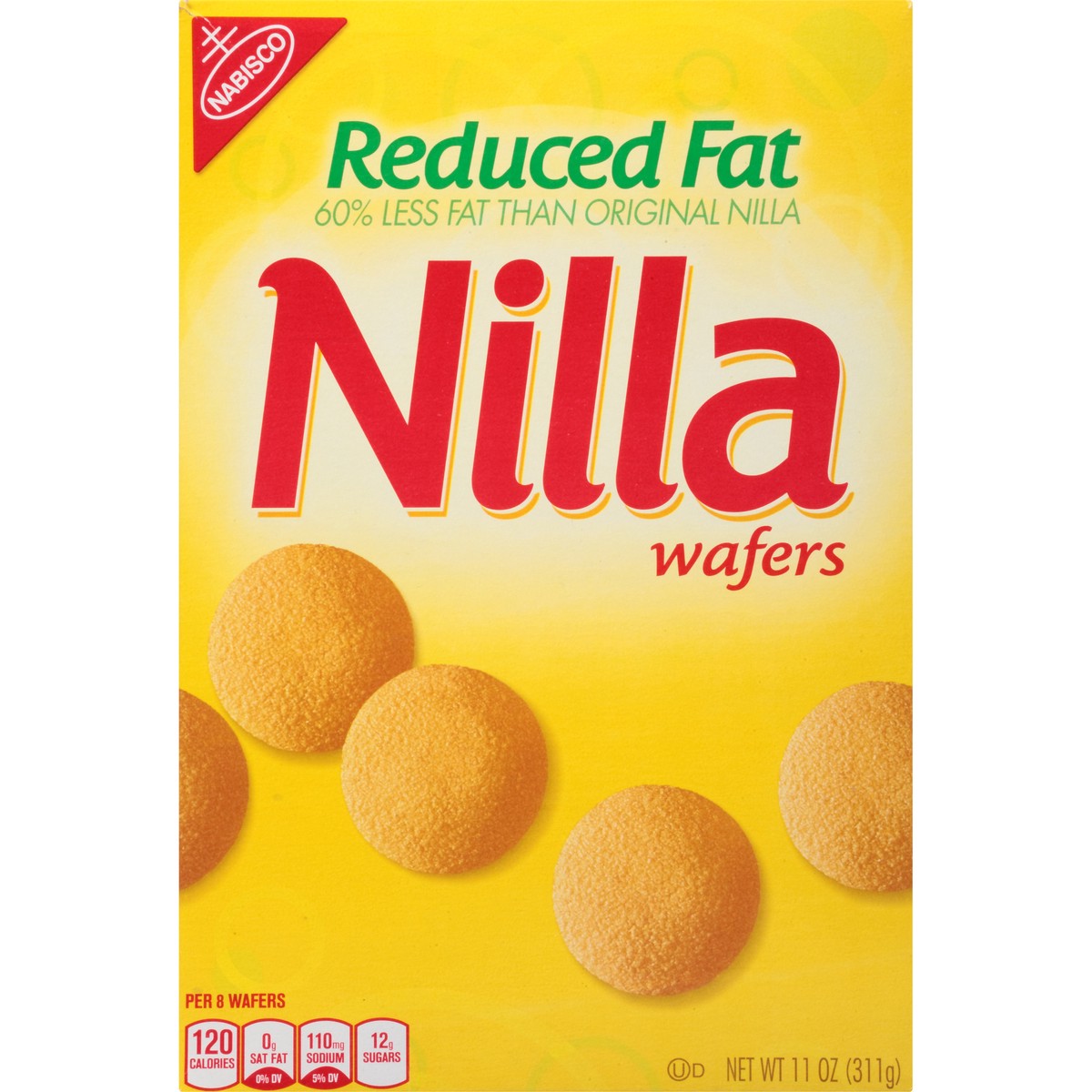 slide 12 of 14, Nilla Wafers Reduced Fat Vanilla Wafer Cookies, 11 oz, 11 oz