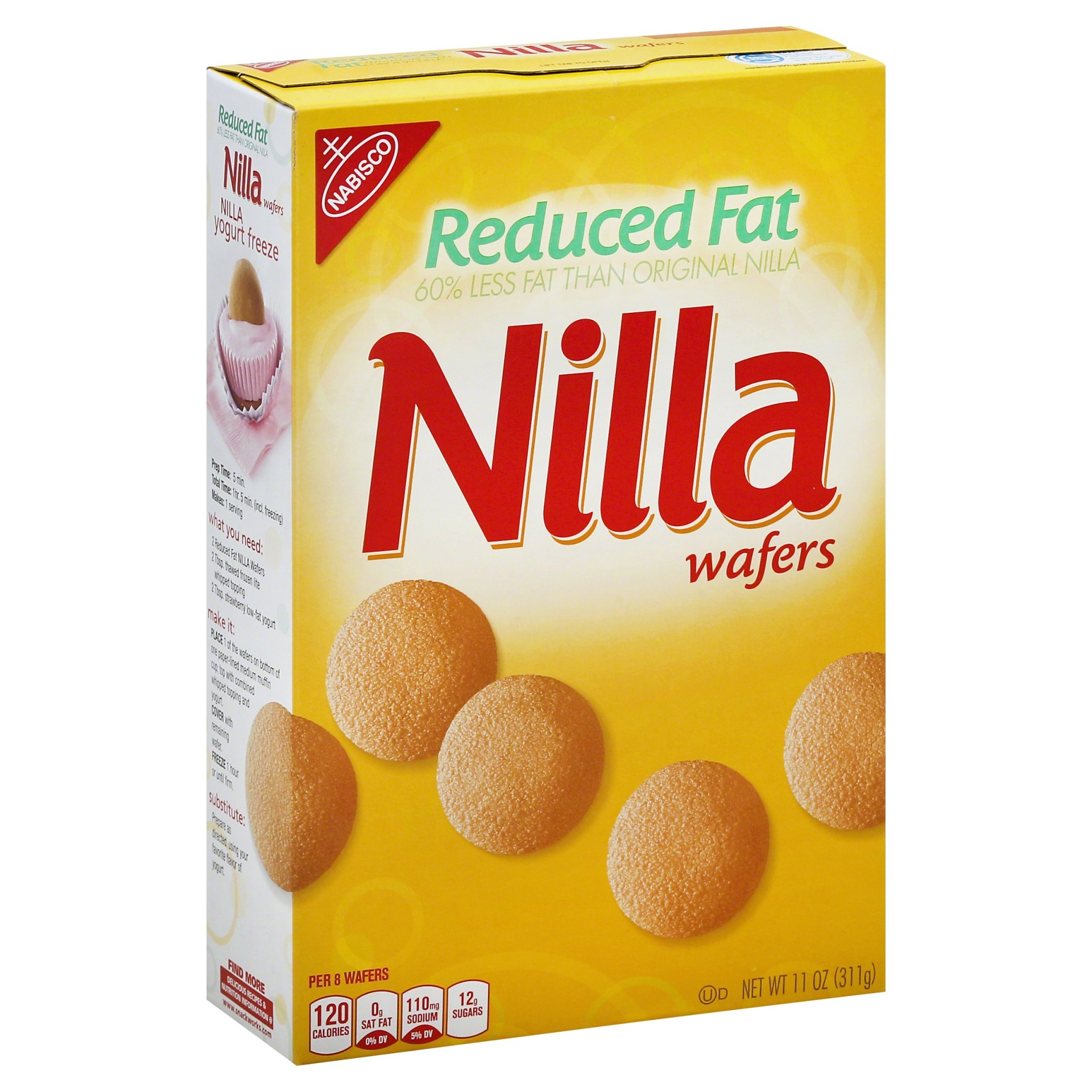 slide 1 of 8, Nilla Wafers Reduced Fat Cookies, 11 oz