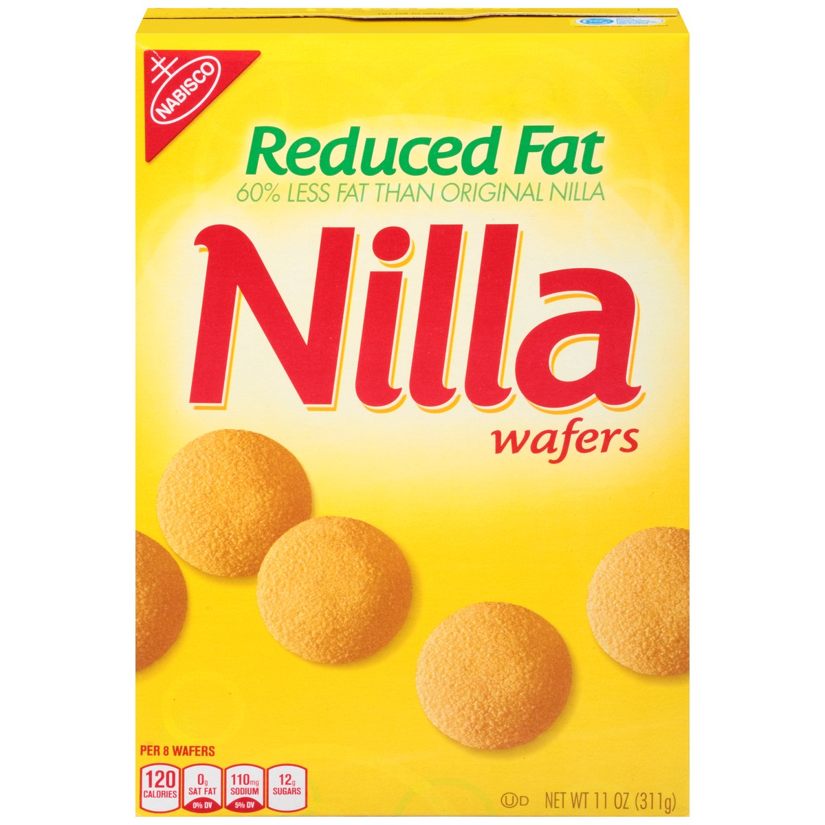 slide 1 of 14, Nilla Wafers Reduced Fat Vanilla Wafer Cookies, 11 oz, 11 oz