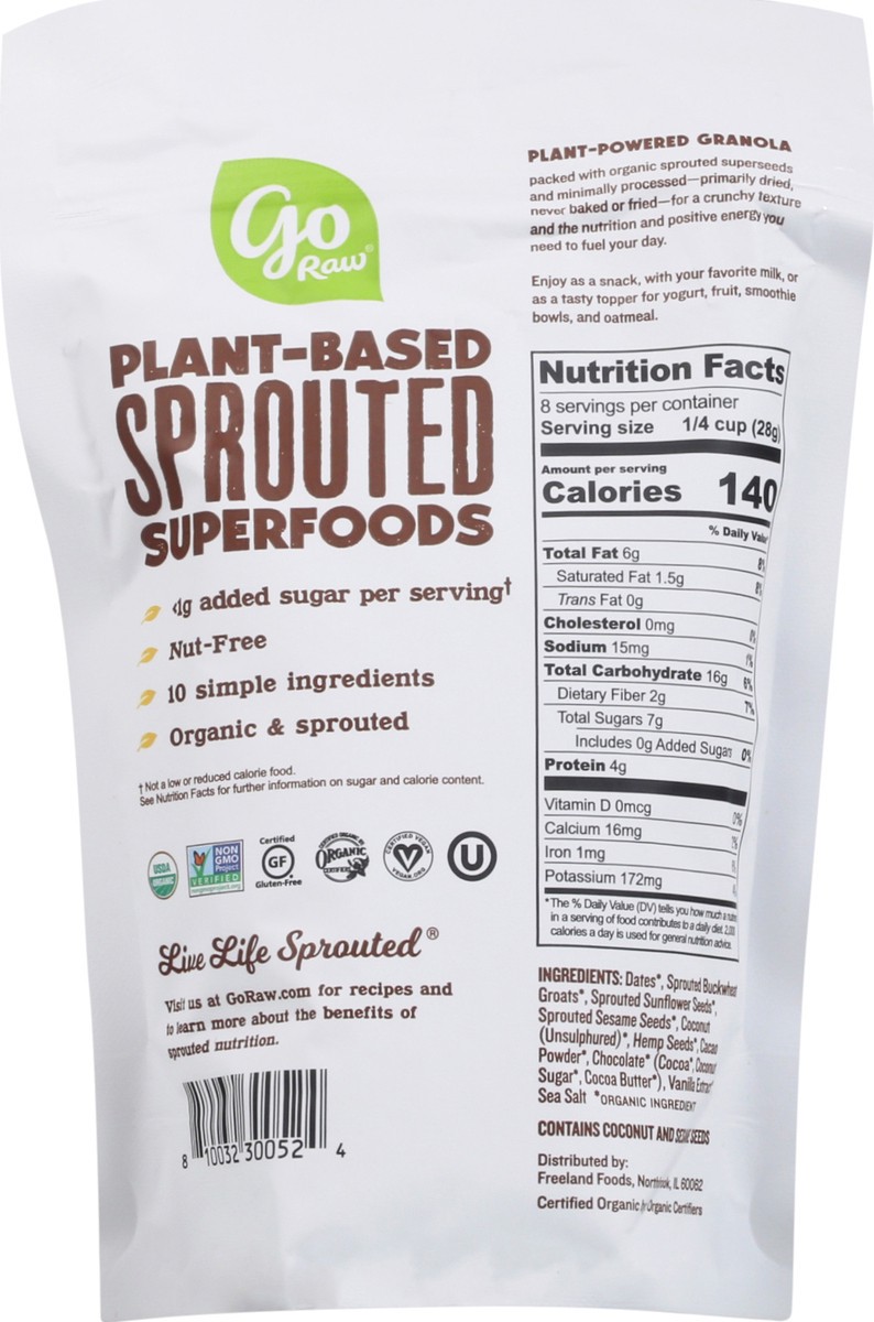 slide 10 of 14, Go Raw Sprouted Coco Crunch, 8 oz