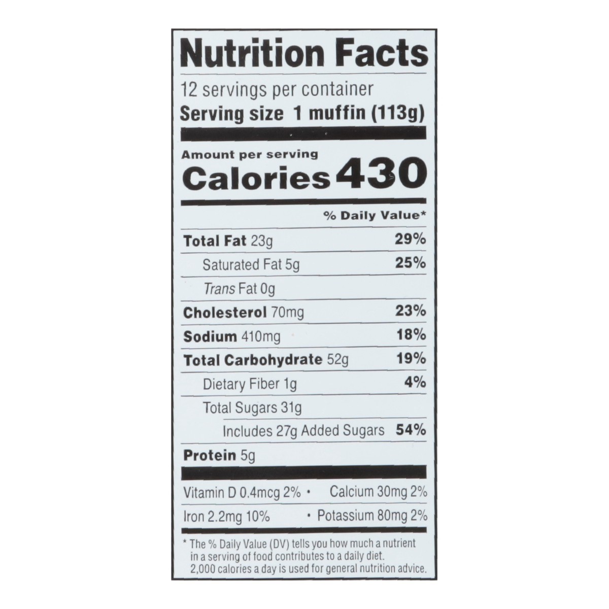 slide 8 of 14, First Street Iw Chocolate Chip Muffin, 48 oz