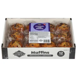 First Street Iw Chocolate Chip Muffin