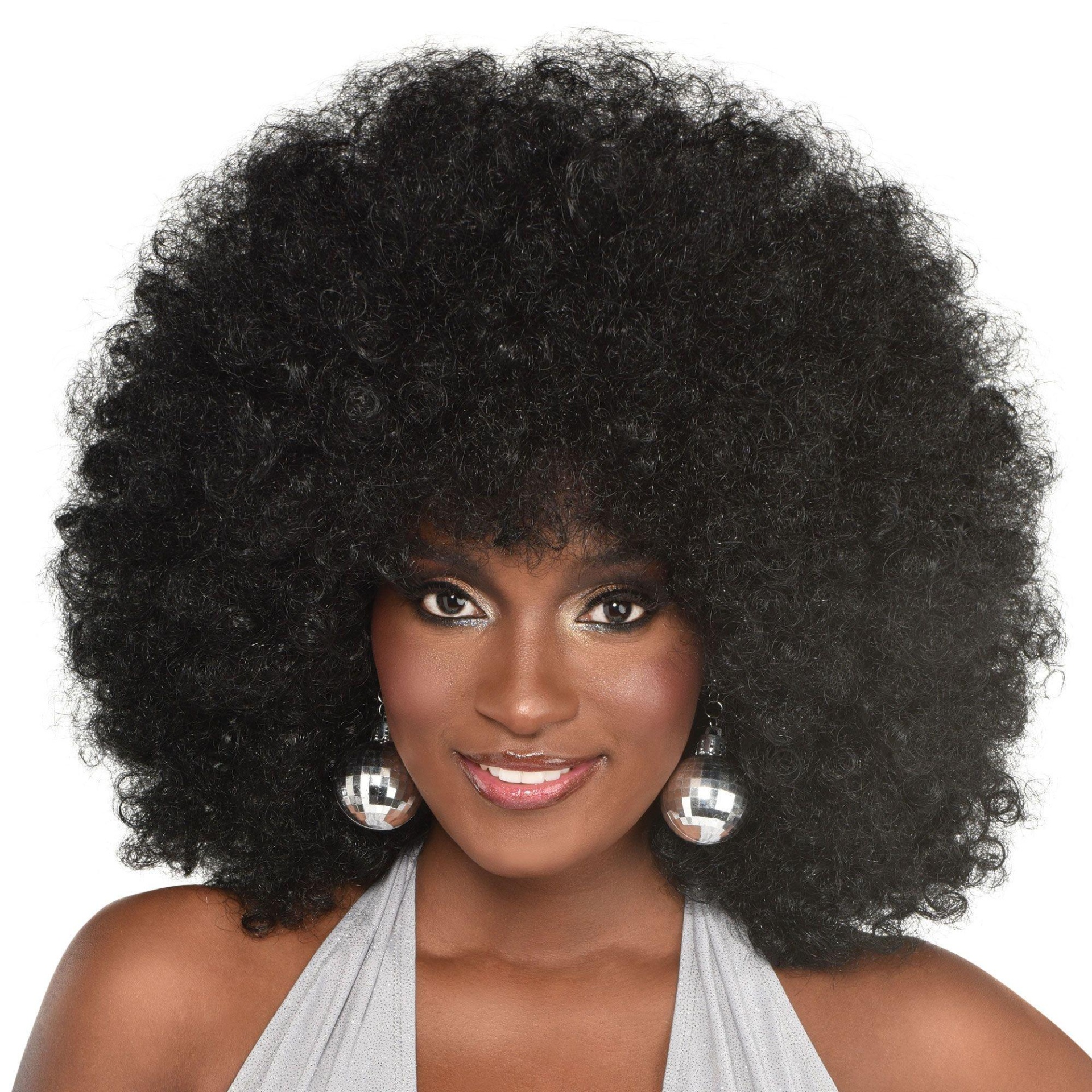 slide 1 of 1, Party City Biggest Curly Wig Ever, 1 ct