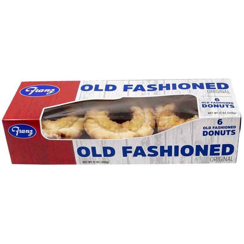 slide 2 of 4, Franz Old Fashioned Original Donuts 6 ea, 6 ct