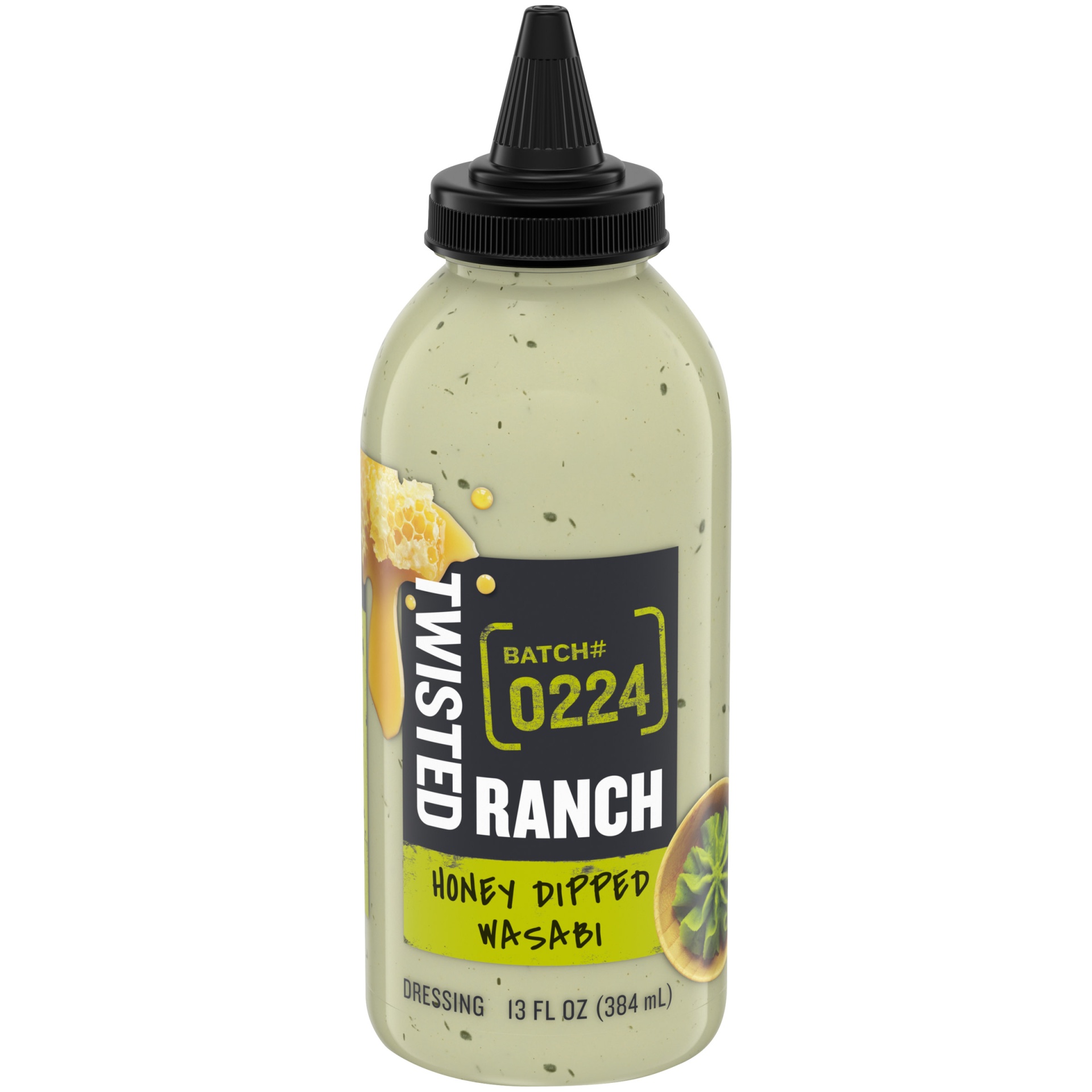 slide 1 of 6, Twisted Ranch Honey Dipped Wasabi Sauce & Dressing, 13 fl oz