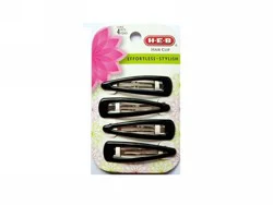 H-E-B Tortoise Hair Clips