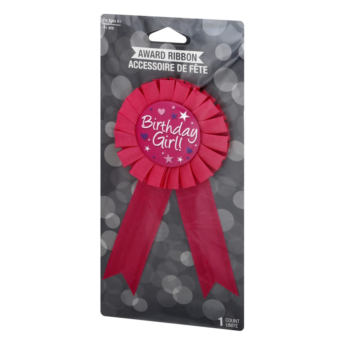 slide 7 of 9, Creative Converting Birthday Girl Award Ribbon 1 ea, 1 ct