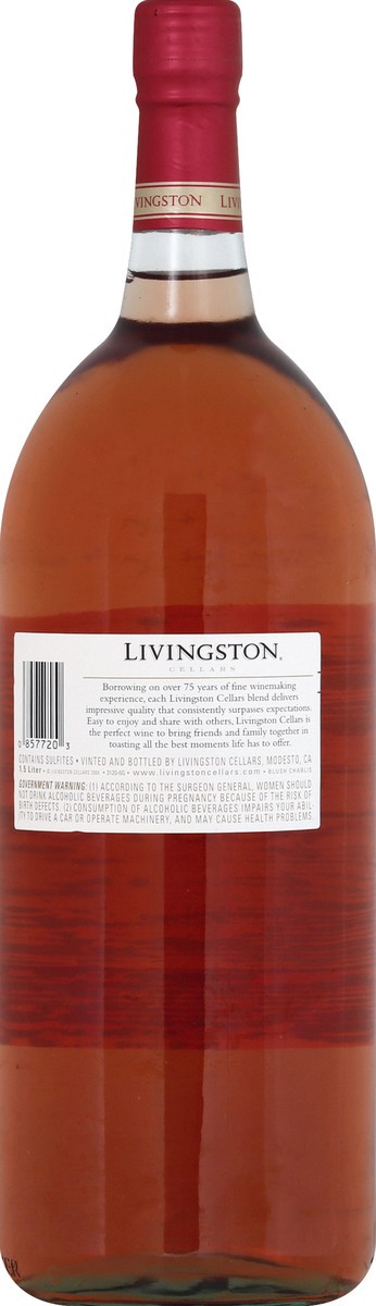 slide 6 of 7, Livingston Blush Chablis 1.5 lt, 1.50 liter