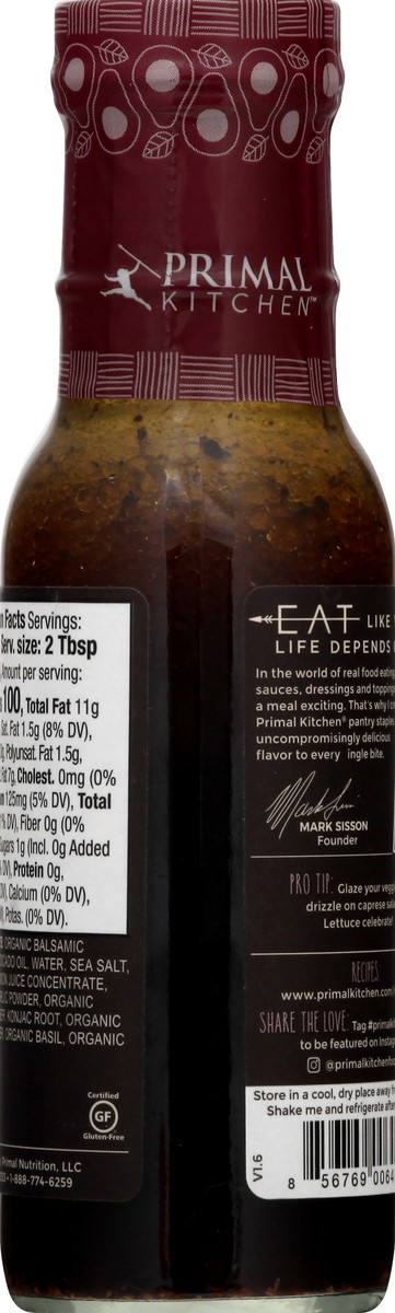 Primal Kitchen Balsamic Vinaigrette & Marinade, 8 fl oz - Food 4 Less