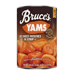 Bruce's Cut in Syrup Yams Sweet Potatoes 40 oz
