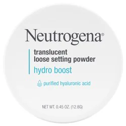 Neutrogena Hydro Boost Translucent Loose Face Setting Powder, Face Makeup .44 oz