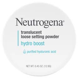 Neutrogena Hydro Boost Translucent Loose Face Setting Powder, Face Makeup .44 oz
