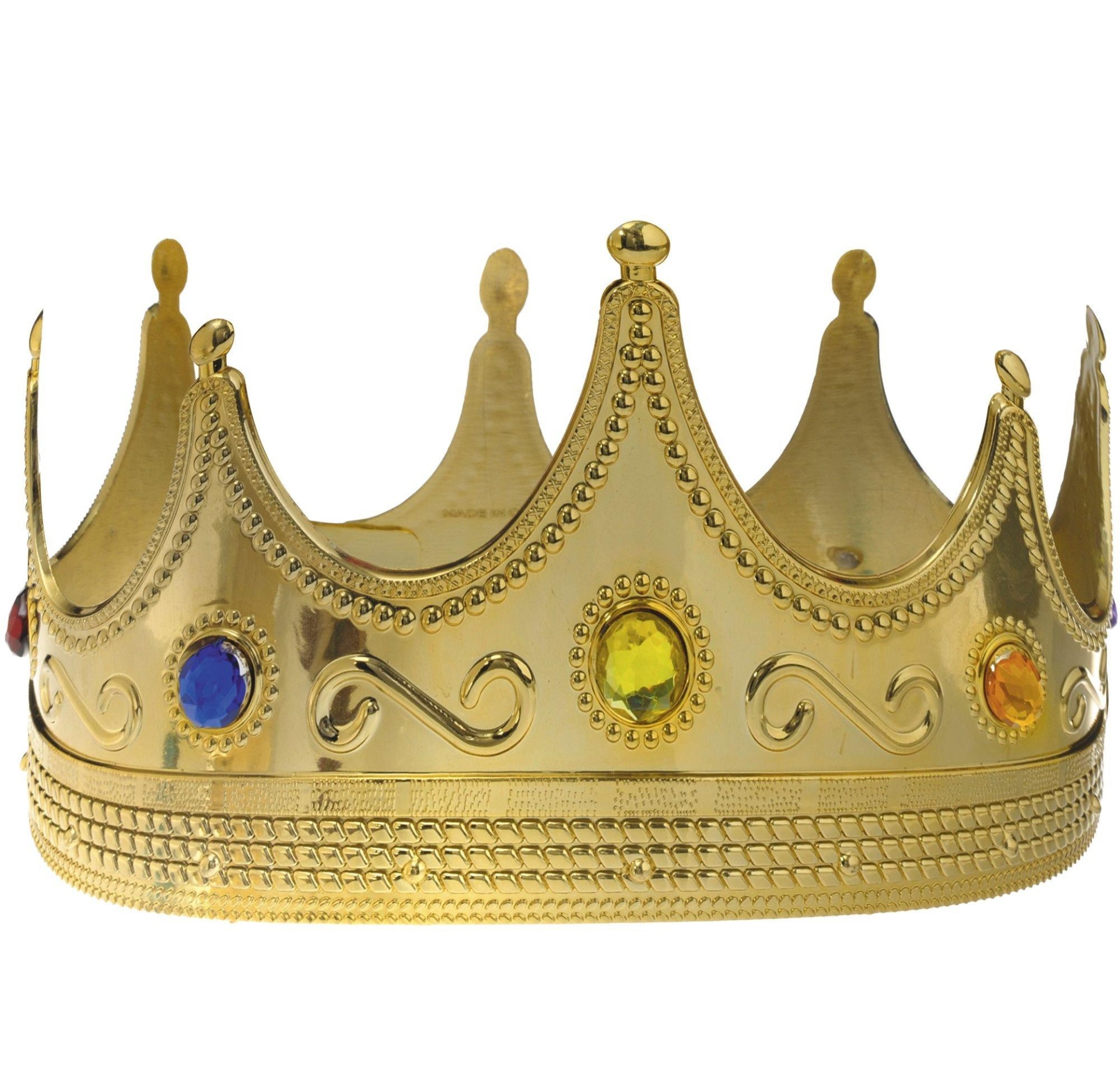 slide 1 of 1, Party City Adult Jeweled King Crown, 1 ct