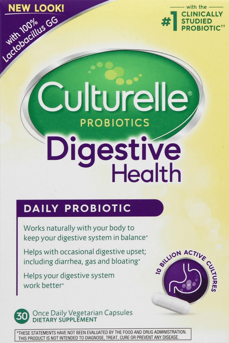 slide 4 of 4, Culturelle Digestive Health Caplets, 30 ct
