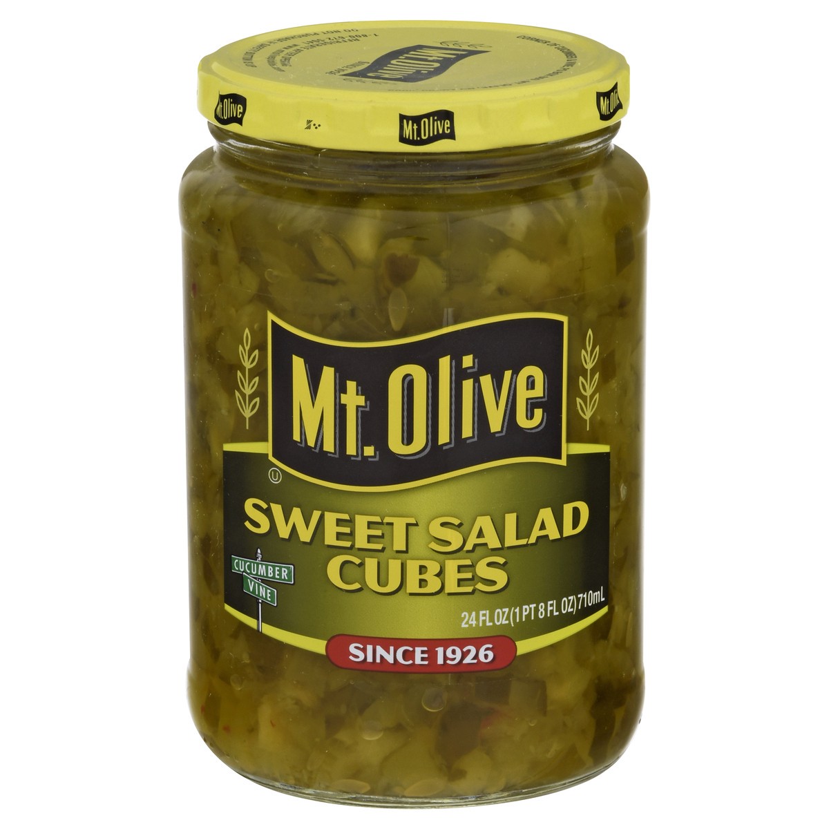 slide 11 of 11, Mt. Olive Sweet Salad Cubes 24 oz Jar, 24 oz