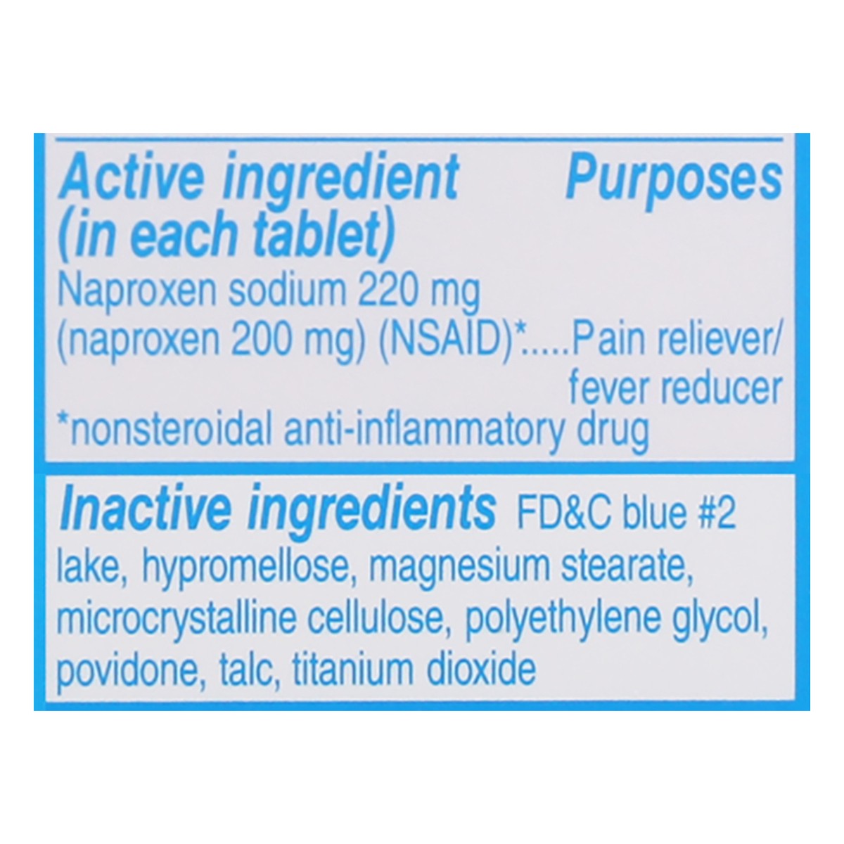 slide 8 of 11, Aleve Pain Reliever/Fever Reducer, 220 mg, Tablets, 50 ct