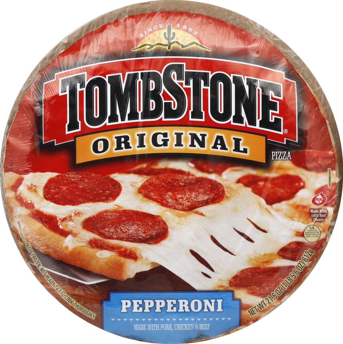 slide 6 of 6, Tombstone Original Pepperoni Pizza, 21.6 oz