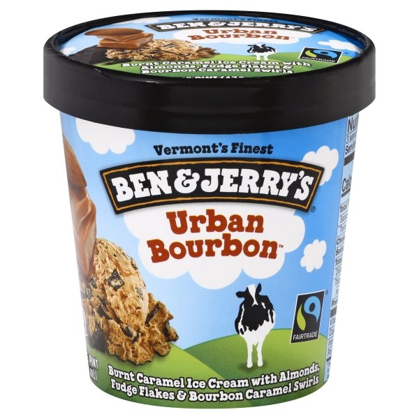 slide 1 of 5, Ben & Jerry's Urban Bourbon Ice Cream, 16 fl oz