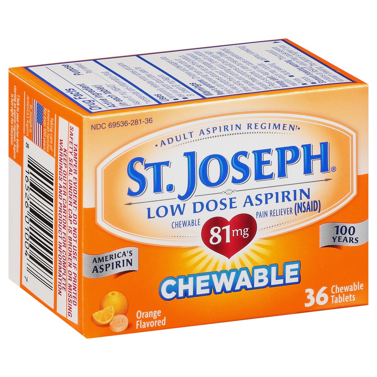 slide 10 of 12, St. Joseph Aspirin, 36 ct