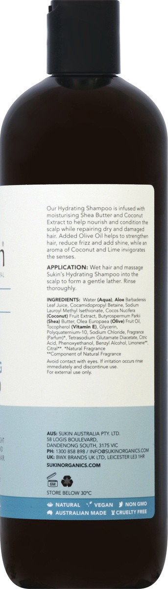 slide 6 of 7, Sukin Hydrating Shampoo, 16.9 fl oz